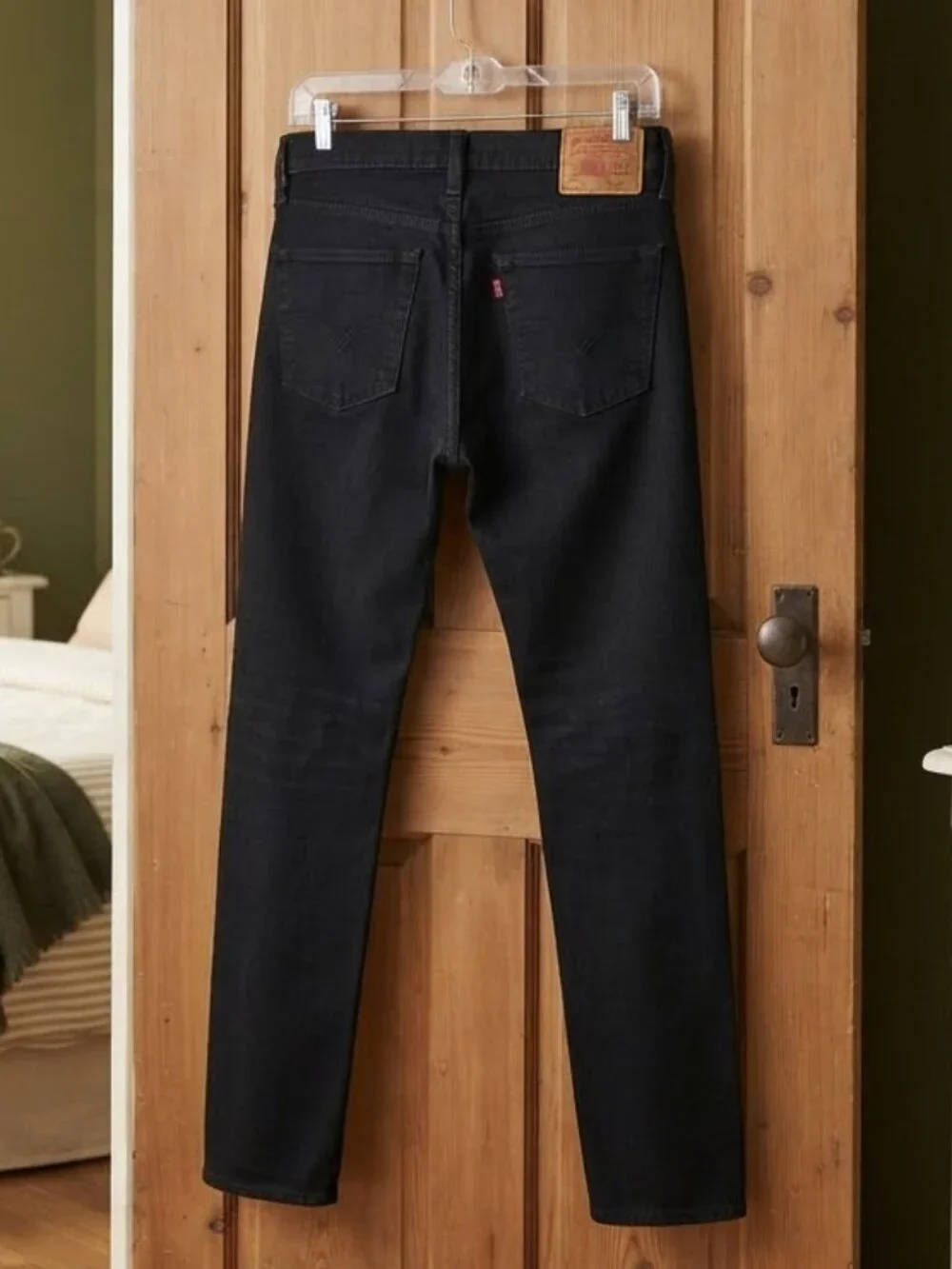 Levi's 501 Original Men's Classic Black Straight Leg | Button Fly | Size 36